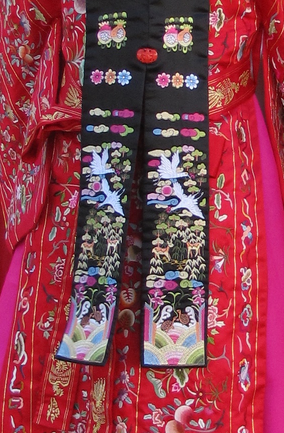 Przykład haftu koreańskiego
